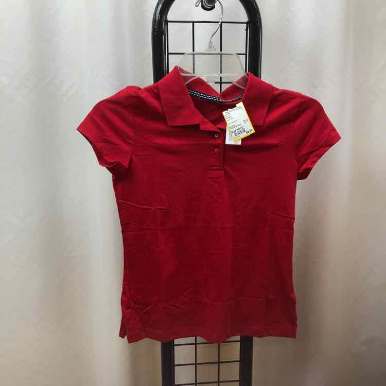 Old Navy Red Solid Child Size 10/12 Girl's Shirt