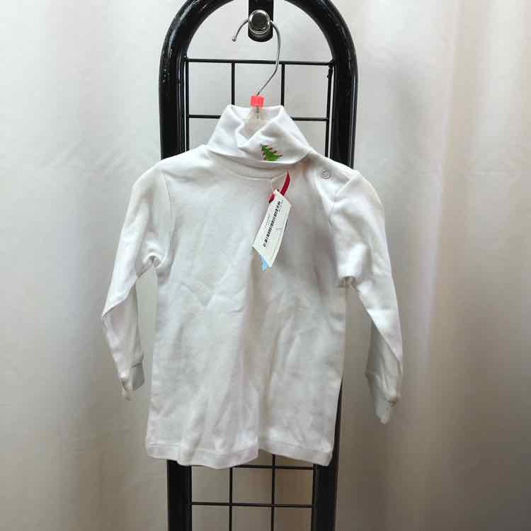 mudpie White Christmas Child Size 12-18 m Girl's Shirt