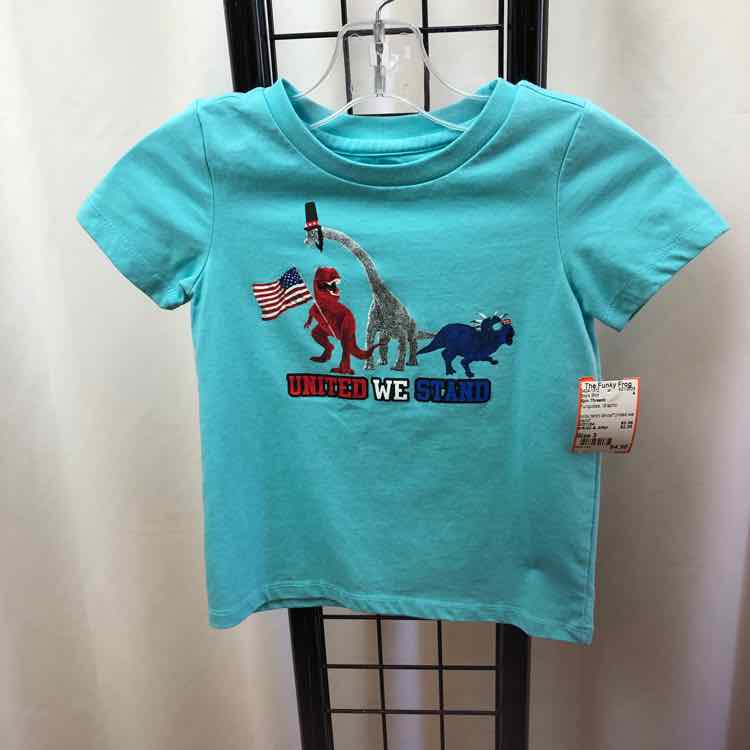 Epic Threads Turquoise Graphic Child Size 3 Boy's Shirt
