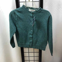 Cyrillus Green Solid Child Size 4 Girl's Sweater