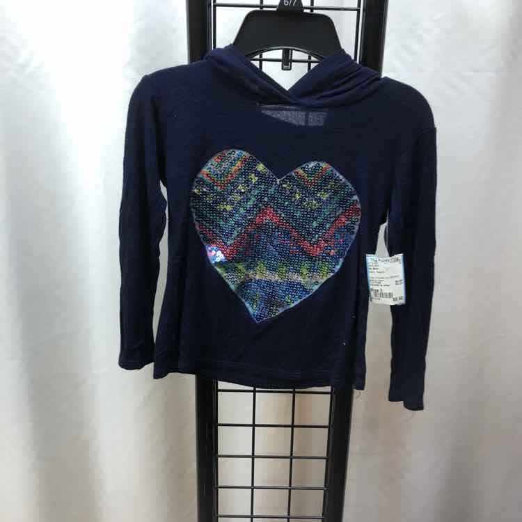 My Belle Navy Sequin Child Size 3 Girl's Shirt