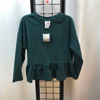 Hanna Andersson Green Solid Child Size 5 Girl's Shirt