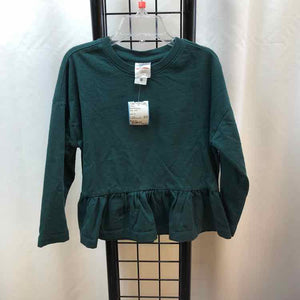 Hanna Andersson Green Solid Child Size 5 Girl's Shirt