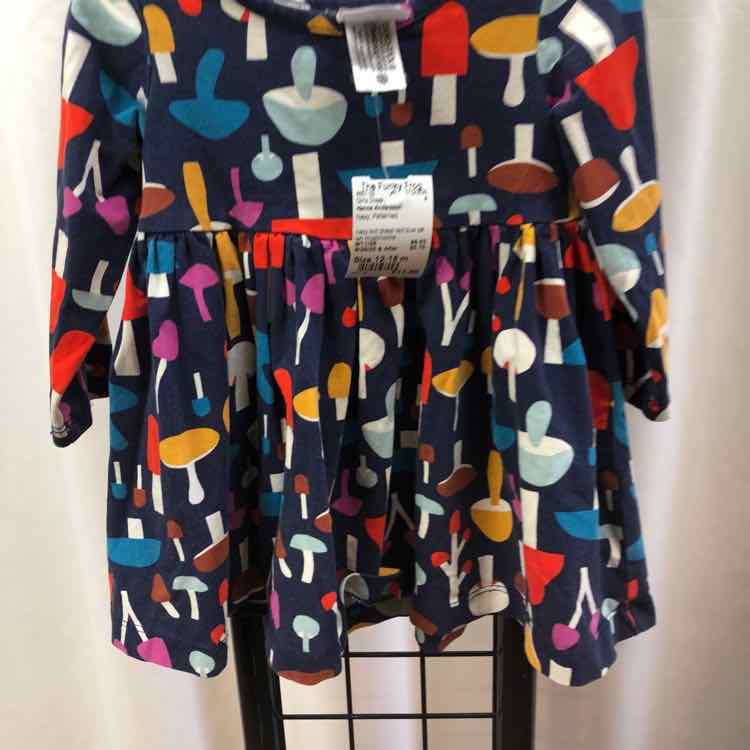 Hanna Andersson Navy Patterned Child Size 12-18 m Girl's Dress