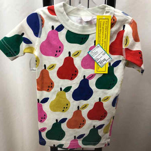 Hanna Andersson White Patterned Child Size 5 Girl's Pajamas