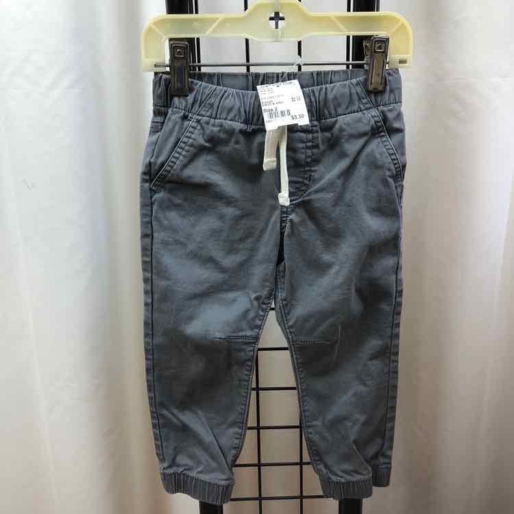 Cat & Jack Gray Solid Child Size 2 Boy's Pants