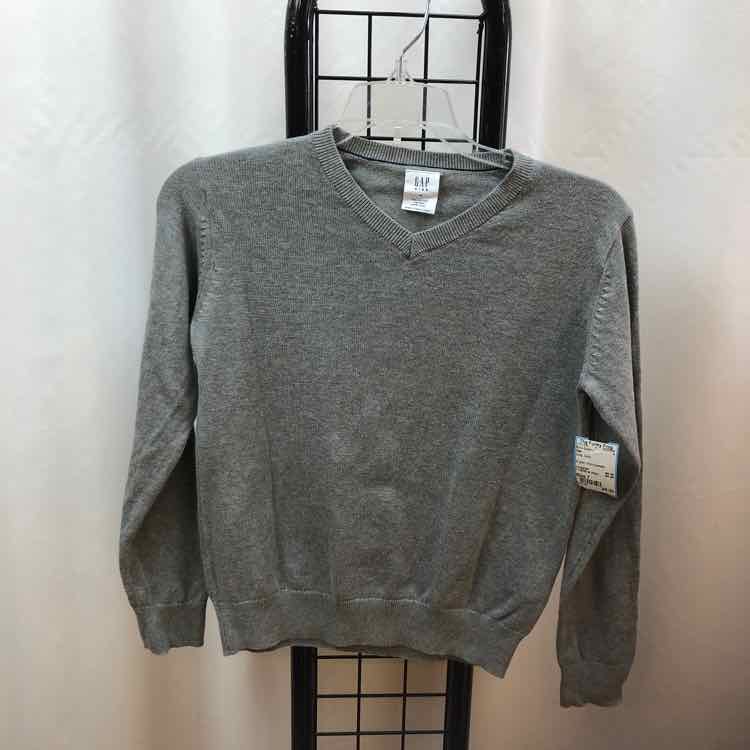 Gap Gray Solid Child Size 7 Boy's Sweater