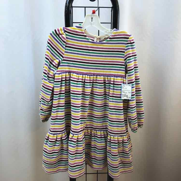 Boden Rainbow Stripe Child Size 4/5 Girl's Dress