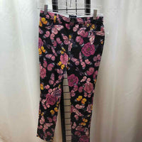 Children's Place Black Patterned Child Size 12 Girl's Pants