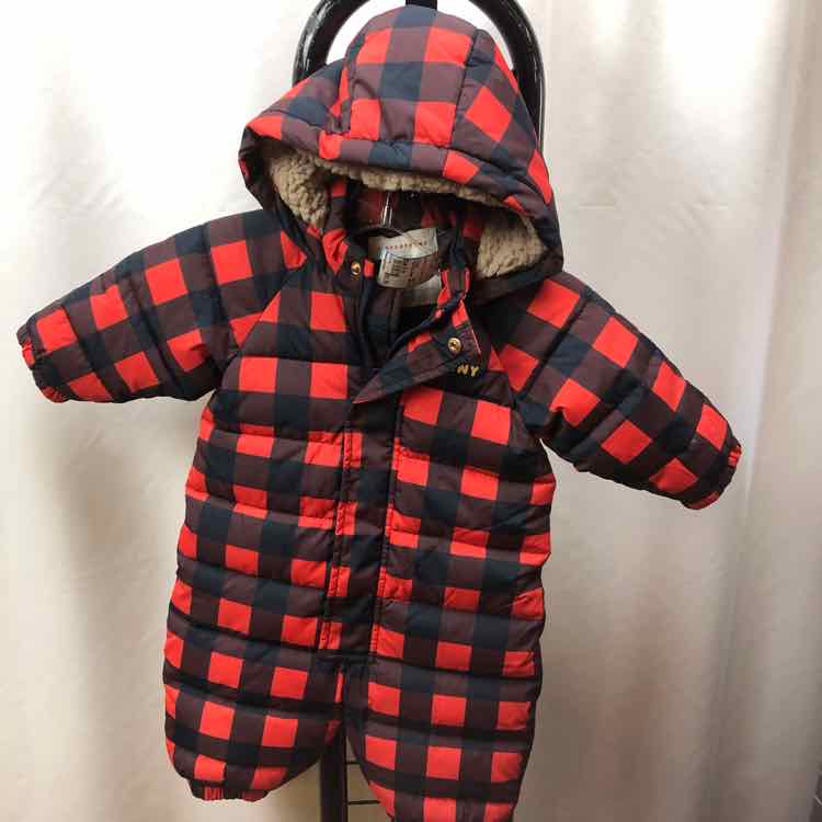 Tiny Cottons Red Checkered Child Size 6 m Boy's Outerwear