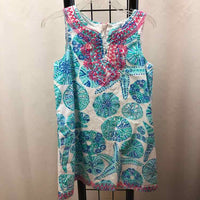 Lilly Pulitzer for Target White Patterned Child Size 5 Girl's Dress