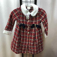 Blueberi Blvd Red Plaid Child Size 6 Girl's Dress