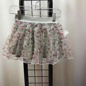 betsey johnson Gray Argyle Child Size 5 Girl's Skirt