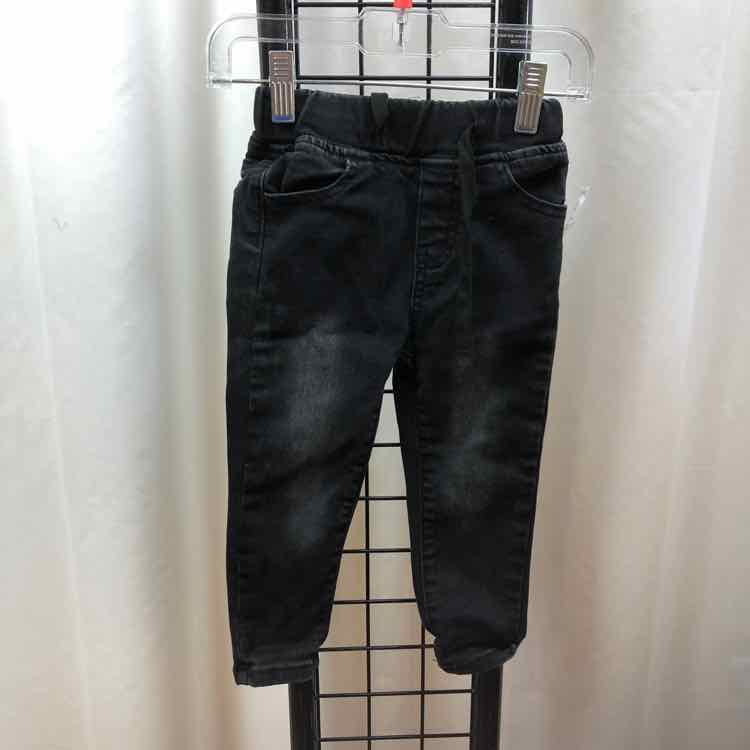 Little Bipsy Black Solid Child Size 2/3 Boy's Jeans