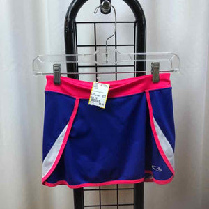 Champion Blue Solid Child Size 7/8 Girl's Skirt
