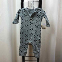 Yoga Sprout Gray Patterned Child Size 3-6 Months Boy's Outfit