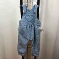 Little Me Blue Stripe Child Size 12 m Girl's Overalls
