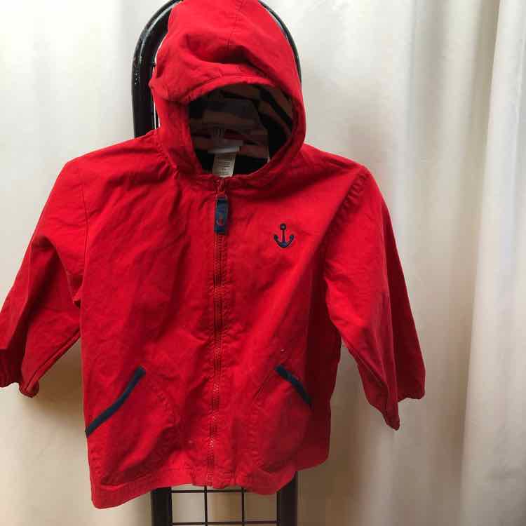 Little Me Red Solid Child Size 6 Boy's Outerwear