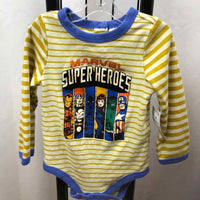 marvel Yellow Character Child Size 18-24 m Boy's Shirt