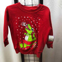 Red Christmas Child Size 3/4 Boy's Sweatshirt