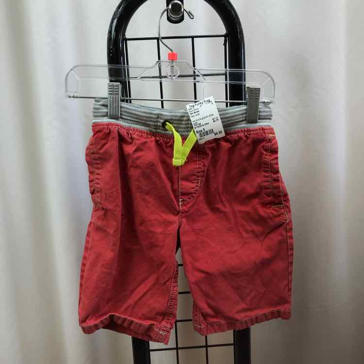 Mini Boden Red Solid Child Size 5 Boy's Shorts