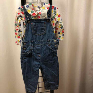 baby Boden White Floral Child Size 12-18 m Girl's Overalls