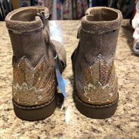 Pom D'Api Gold Glitter Child Size 12 Girl's Shoes
