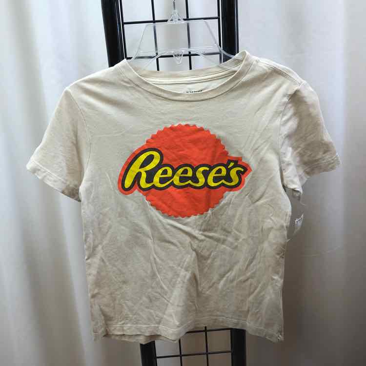 Old Navy Tan Graphic Child Size 6/7 Boy's Shirt