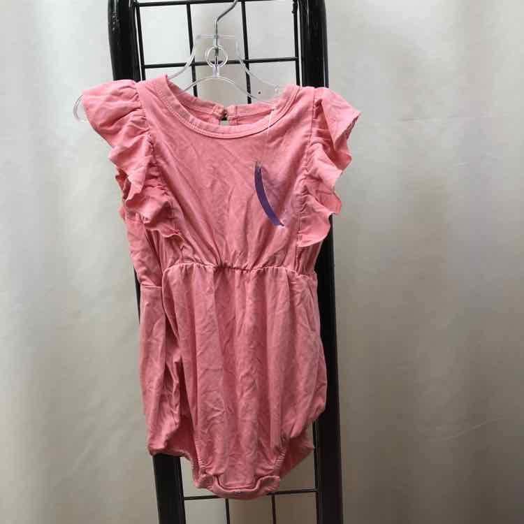 Bubble Baby Pink Solid Child Size 12-18 m Girl's Romper