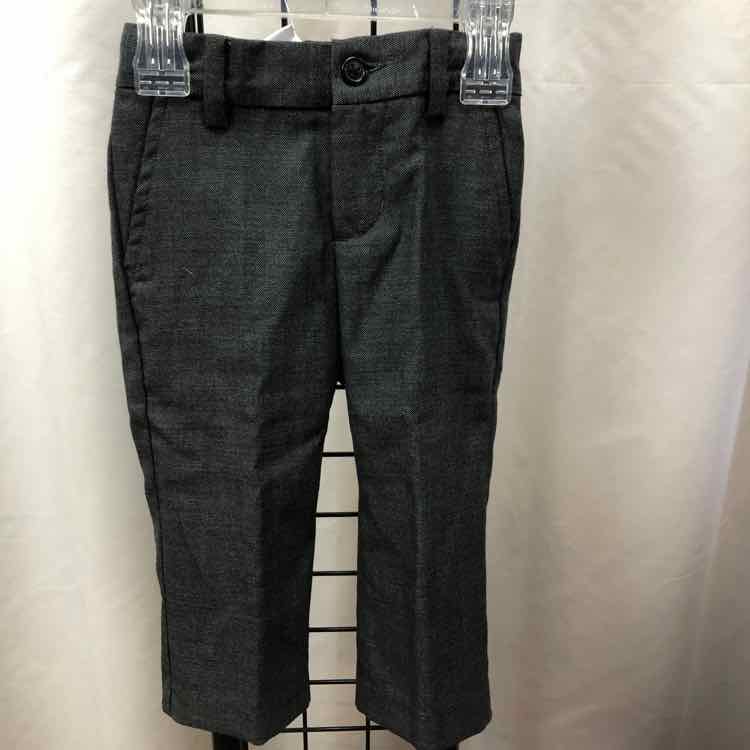 Janie and Jack Black Solid Child Size 12-18 m Boy's Pants