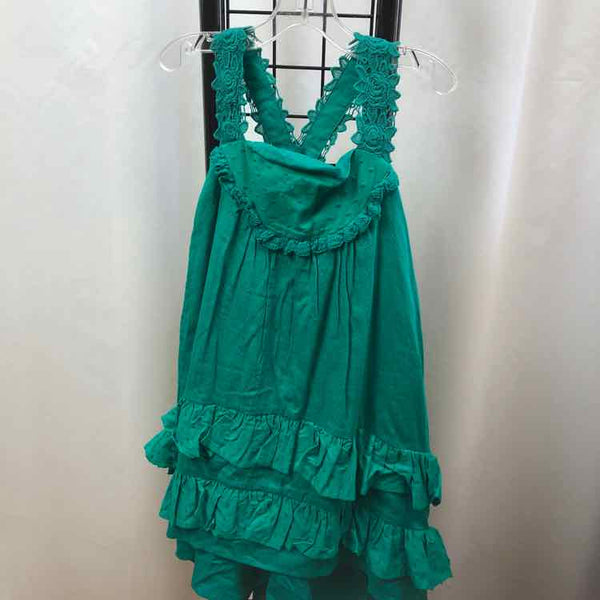 matilda jane green dress MATILDA JANE GREEN HAMMOND BAY LULU FLORAL PRINT POCKET DRESS*GIRLS 4