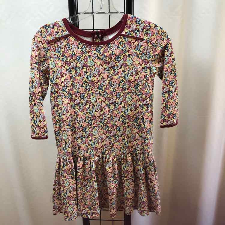 Matilda Jane Red Floral Child Size 10 Girl's Dress