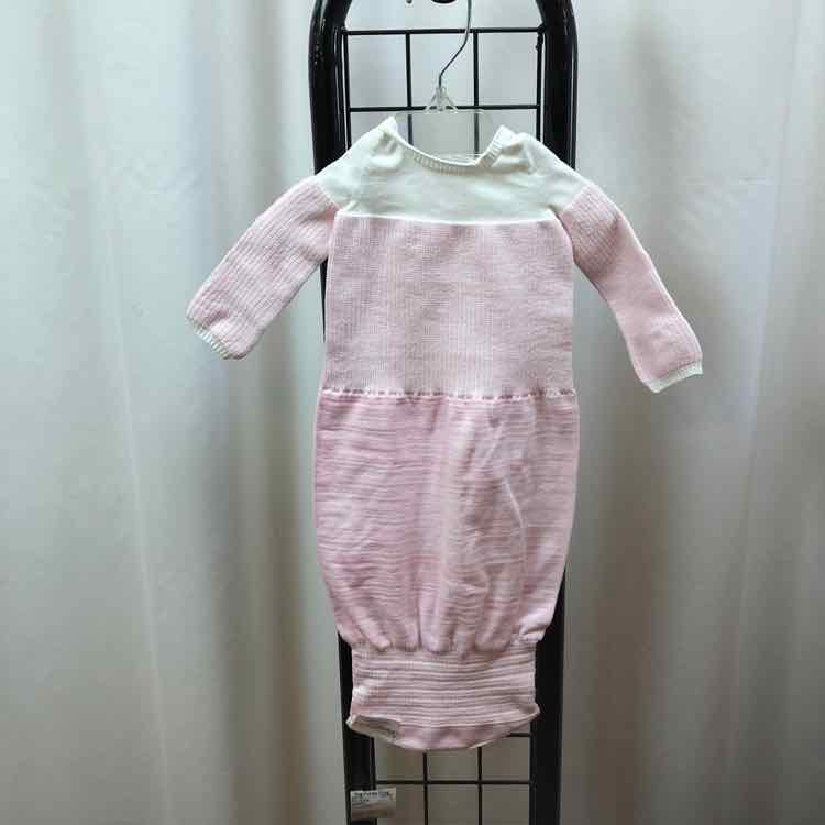 swaddlini Pink Streaked Child Size Newborn Girl's Pajamas