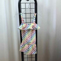 Land's End Rainbow Stripe Child Size 4/5 Girl's Shirt