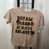 Children's Place Tan Graphic Child Size 7/8 Boy's Shirt