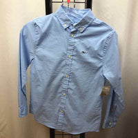Vineyard vines Blue Solid Child Size 8/10 Boy's Shirt

