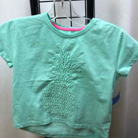 Isaac Mizrahi Turquoise Patch Child Size 7/8 Girl's Shirt
