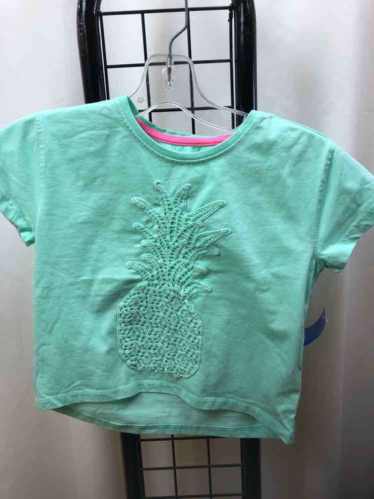 Isaac Mizrahi Turquoise Patch Child Size 7/8 Girl's Shirt