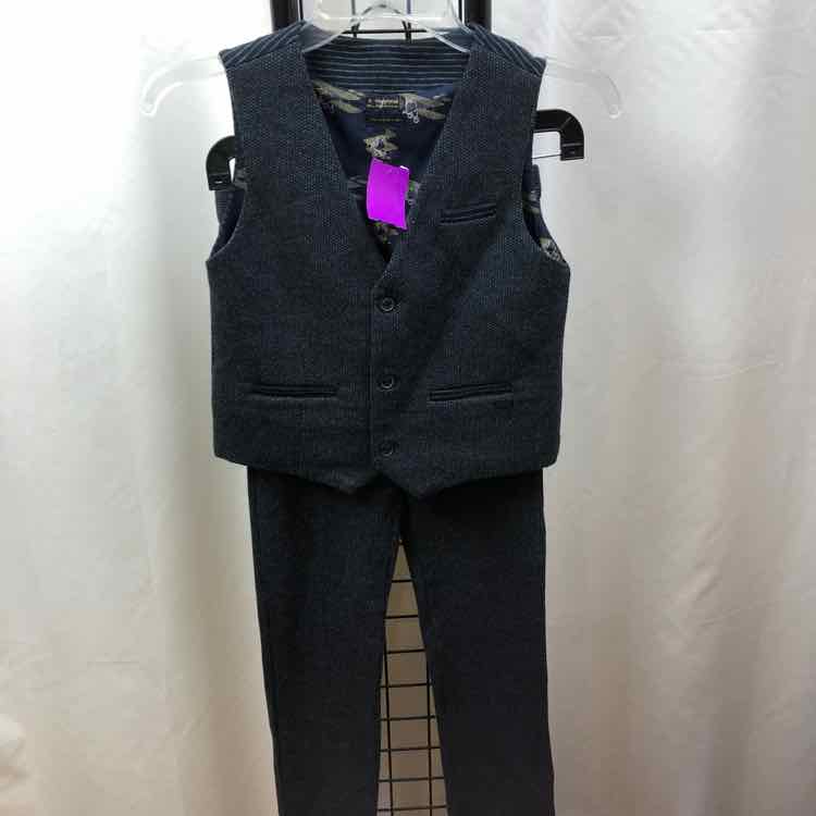 Mayoral Navy Patterned Child Size 8 Boy's Outfit