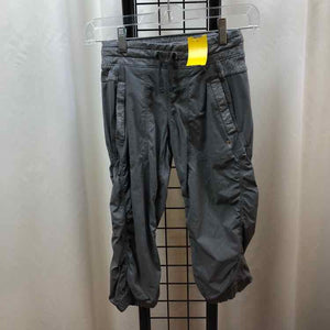 Ivivva Gray Pinstripe Child Size 8 Girl's Pants