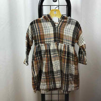 Vignette Brown Plaid Child Size 3 Girl's Dress