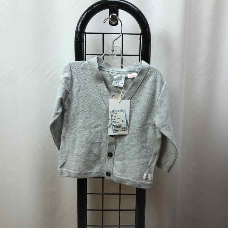 Zara Gray Solid Child Size 9-12 m Boy's Sweater