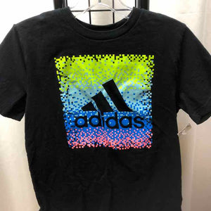 Adidas Black Logo Child Size 8 Boy's Shirt