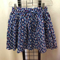 Kidpik Navy Patterned Child Size 12 Girl's Skirt