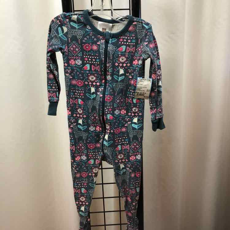 Tea Blue Patch Child Size 12-18 m Girl's Pajamas