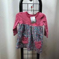 Joules Original Pink Stripe Child Size 6-9 m Girl's Dress