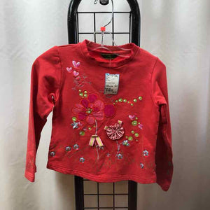 Oilily Pink Patch Child Size 4/5 Girl's Shirt