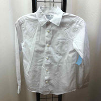 Cat & Jack White Solid Child Size 8 Boy's Sweatshirt