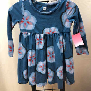 Tea Blue Floral Child Size 12-18 m Girl's Dress