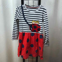 Navy Stripe Child Size 5 Girl's Dress